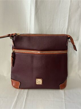 Dooney & Bourke Handbag Pebble Leather Crossbody Burgundy BORDEAUX